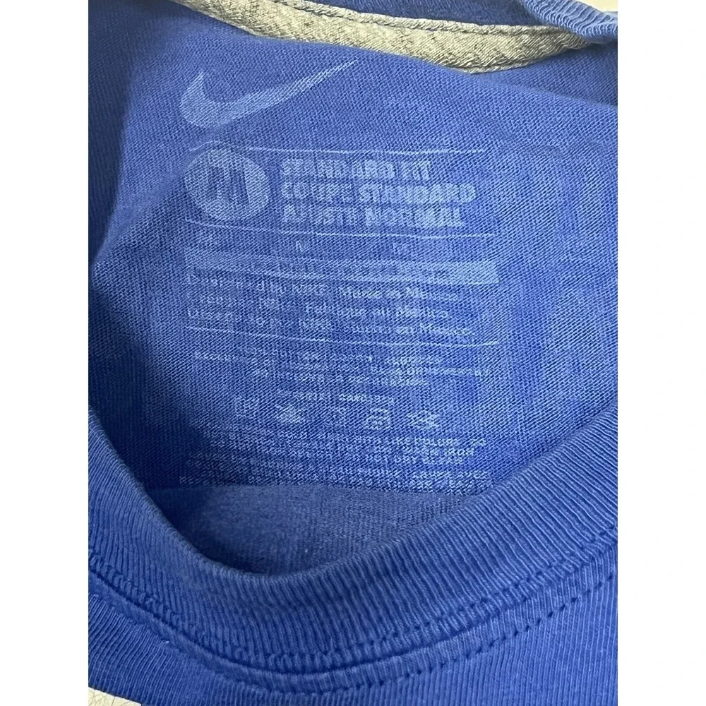 Vintage Nike Air Force Falcons Shirt‎ Mens M Blue White Football NCAA Logo Y2K